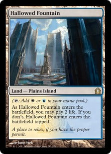 神聖なる泉/Hallowed Fountain [RTR]