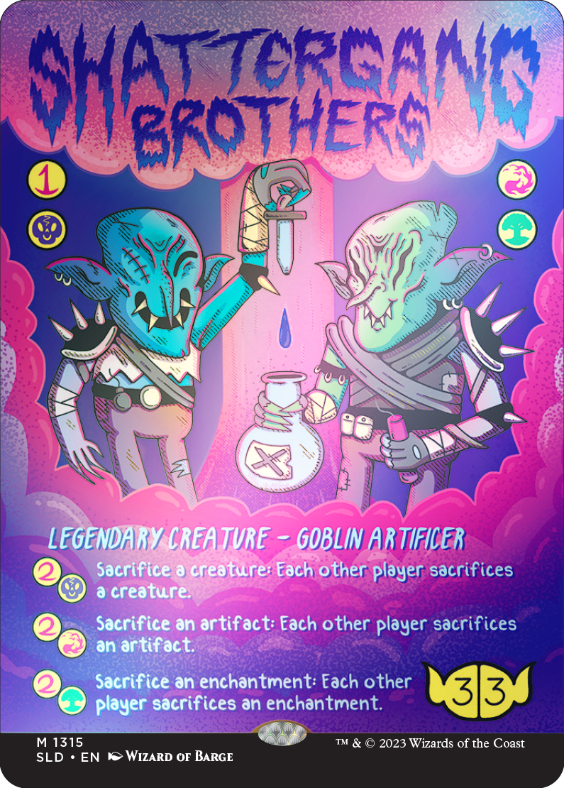 破砕団の兄弟/Shattergang Brothers [Secret Lair][FOIL][RAINBOW]