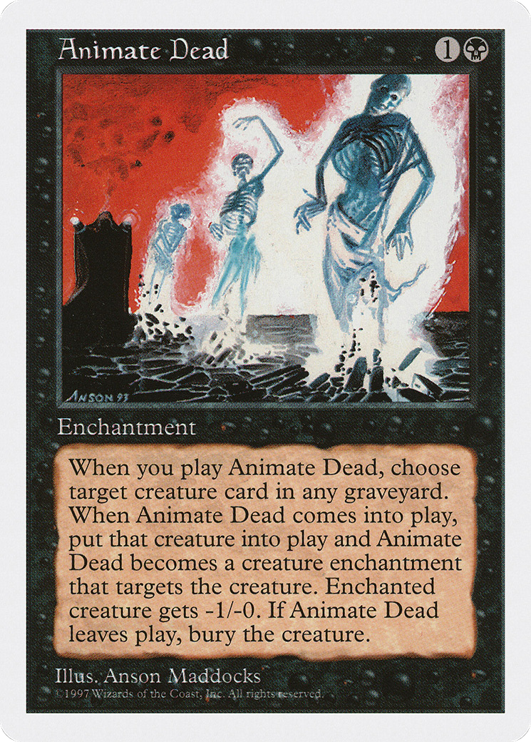動く死体/Animate Dead [5ED]