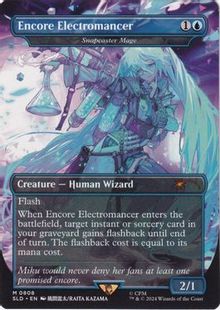 アンコールの電術師/Encore Electromancer《瞬唱の魔道士/Snapcaster Mage》 [Secret Lair]