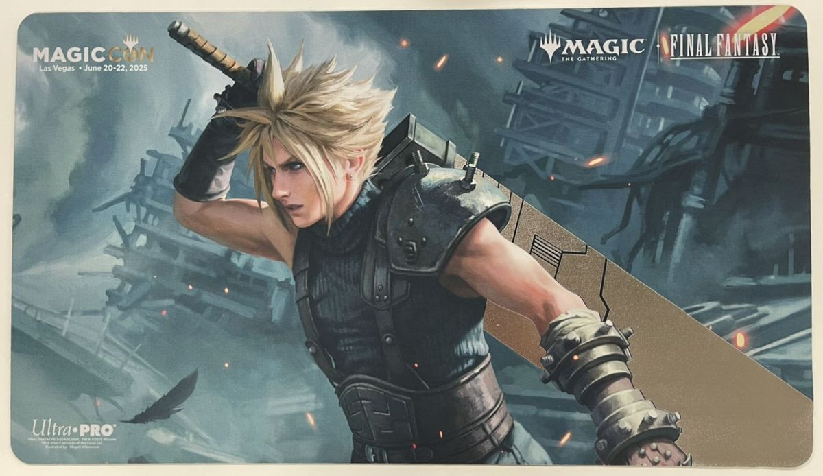 星の勇者、クラウド 箔押し限定プレイマット  [MAGICCON: ラスベガス 2025]