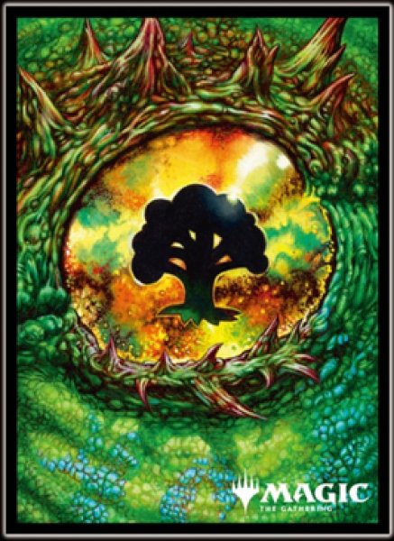 【予約商品】プレイヤーズカードスリーブ 「タルキール：龍嵐録」≪森≫ 80枚入り [MTGS-352]