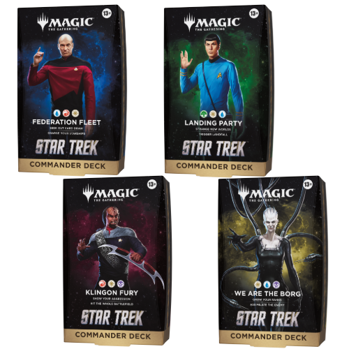 【早期予約割引9/6(日)まで】【予約商品】マジック：ザ・ギャザリング | スター・トレック 統率者デッキ4種セット