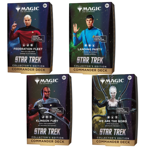 【予約商品】マジック：ザ・ギャザリング | スター・トレック 統率者デッキコレクターズエディション4種セット