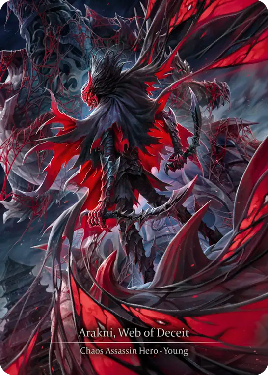 [Chaos Assassin]欺瞞の巣、アラクニ/Arakni, Web of Deceit [HNT][Cold Foil][Marvel]