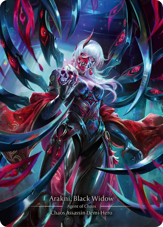 [Chaos Assassin]黒麗蜘蛛のアラクニ/Arakni, Black Widow [HNT][Cold Foil][Marvel]