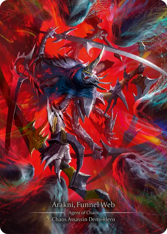 [Chaos Assassin]凶牙蜘蛛のアラクニ/Arakni, Funnel Web [HNT][Cold Foil][Marvel]