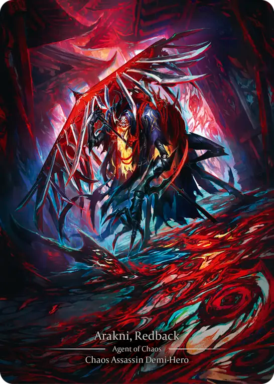 [Chaos Assassin]赤背蜘蛛のアラクニ/Arakni, Redback [HNT][Cold Foil][Marvel]