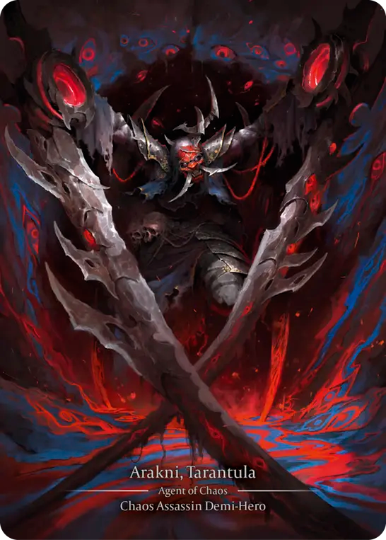 [Chaos Assassin]タランチュラのアラクニ/Arakni, Tarantula [HNT][Cold Foil][Marvel]