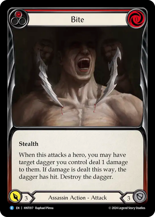 [Assassin]咬傷/Bite [赤][HNT][Rainbow Foil]