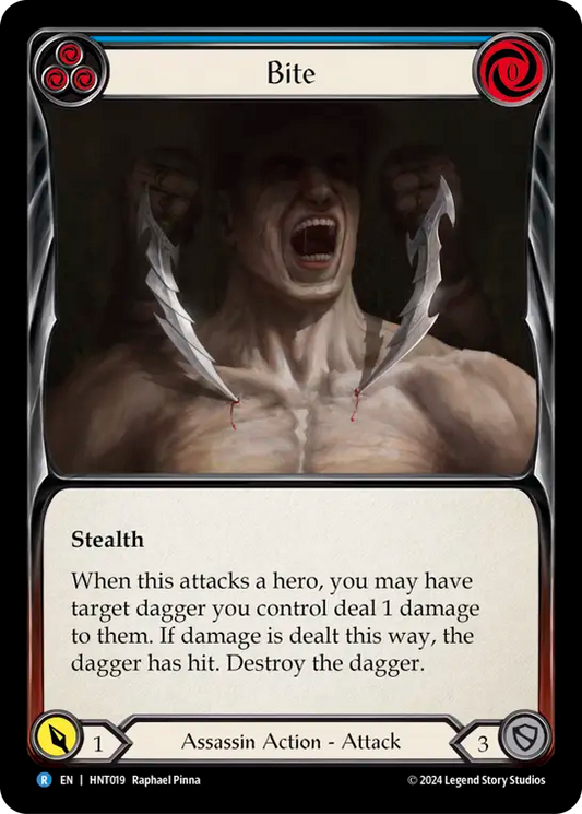 [Assassin]咬傷/Bite [青][HNT][Rainbow Foil]