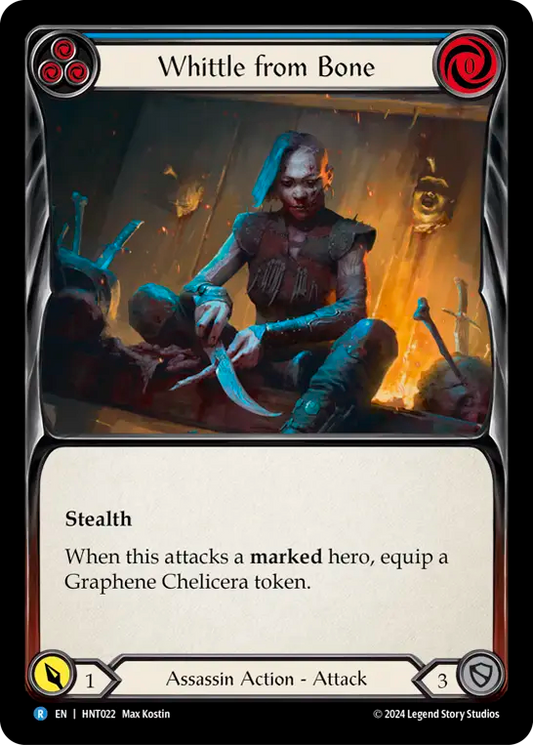 [Assassin]骨研ぎ/Whittle from Bone [青][HNT][Rainbow Foil]