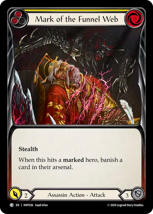 [Assassin]凶牙の標的/Mark of the Funnel Web [黄][HNT][Rainbow Foil]