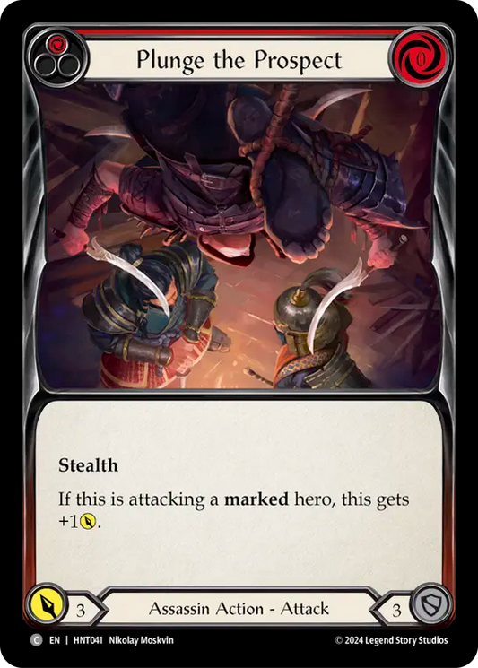 [Assassin]急転直下/Plunge the Prospect [赤][HNT][Rainbow Foil]