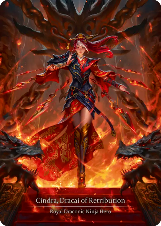 [Royal Draconic Ninja]報復のドラカイ、シンドラ/Cindra, Dracai of Retribution [HNT][Cold Foil][Marvel]