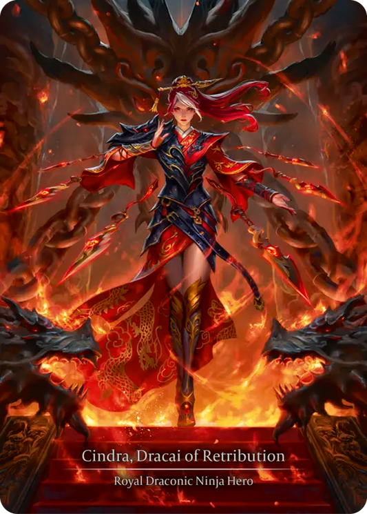 [Royal Draconic Ninja]報復のドラカイ、シンドラ/Cindra, Dracai of Retribution [HNT][Cold Foil][Marvel]