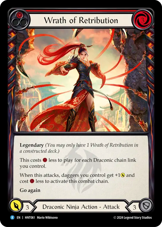 [Draconic Ninja]燃え滾る報復/Wrath of Retribution [HNT]