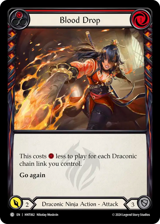 [Draconic Ninja]滴る血/Blood Drop [HNT][Rainbow Foil]