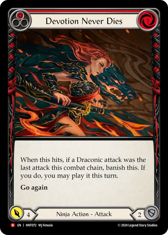 [Ninja]不滅の献身/Devotion Never Dies [HNT][Rainbow Foil]