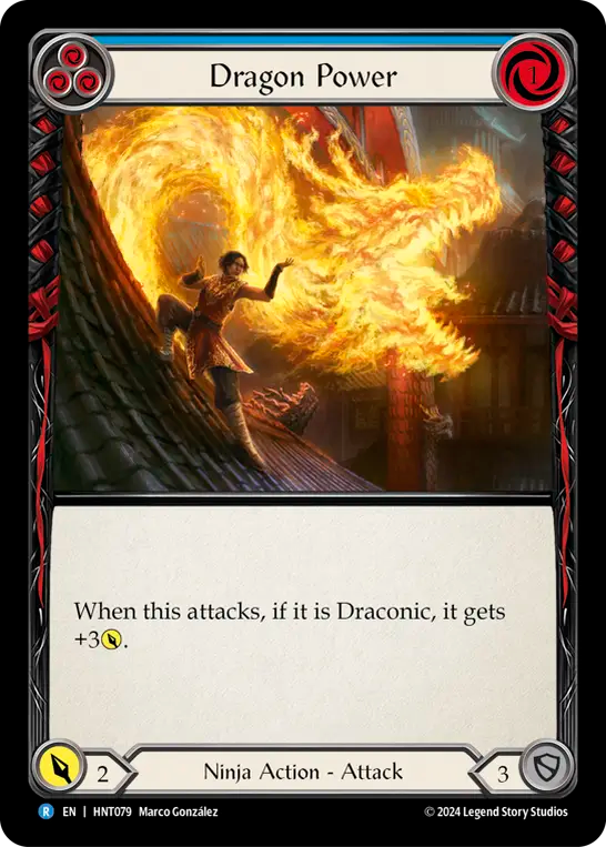 [Ninja]竜の威光/Dragon Power [青][HNT][Rainbow Foil]