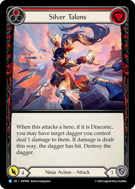 [Ninja]銀の鋭爪/Silver Talons [赤][HNT][Rainbow Foil]
