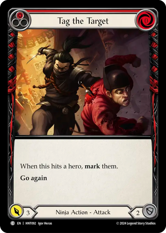 [Ninja]目標補捉/Tag the Target [赤][HNT][Rainbow Foil]