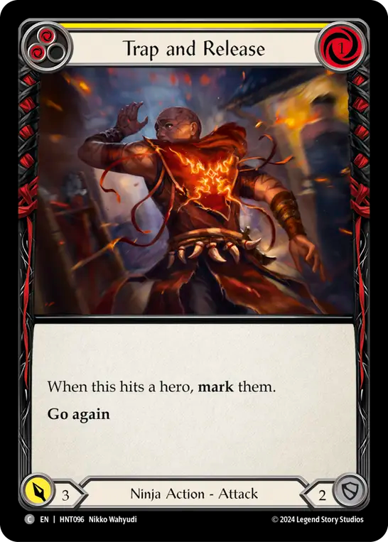 [Ninja]捕獲と解放/Trap and Release [黄][HNT][Rainbow Foil]