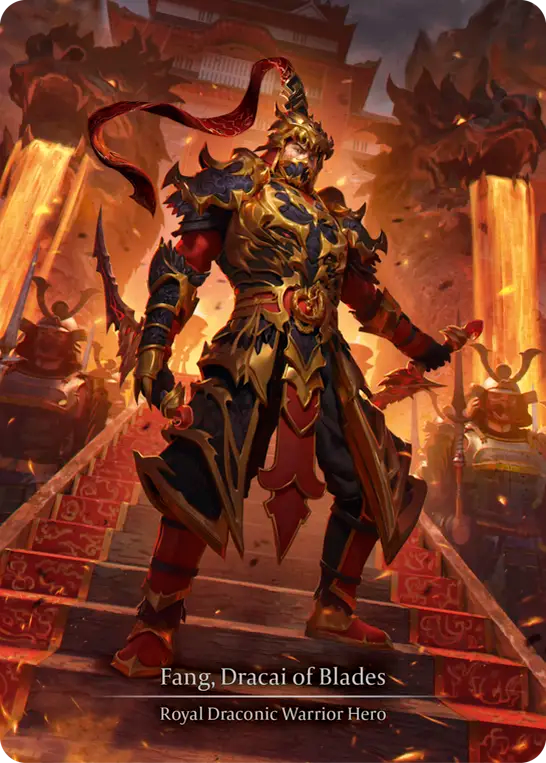 [Royal Draconic Warrior]双刃のドラカイ、ファング/Fang, Dracai of Blades [HNT][Cold Foil][Marvel]