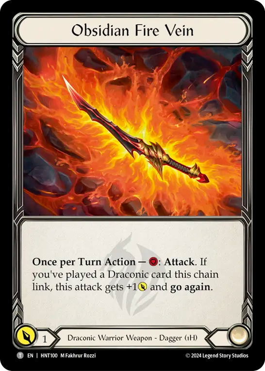 [Draconic Warrior]黒曜の炎脈/Obsidian Fire Vein [HNT]