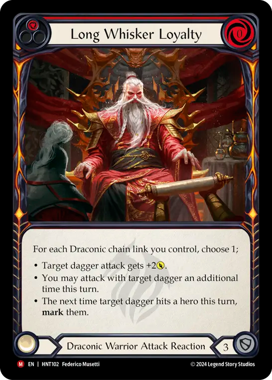 [Draconic Warrior]永年の忠誠/Long Whisker Loyalty [HNT]