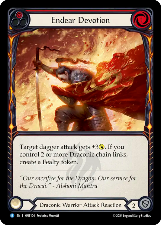 [Draconic Warrior]敬畏の献身/Endear Devotion [HNT]