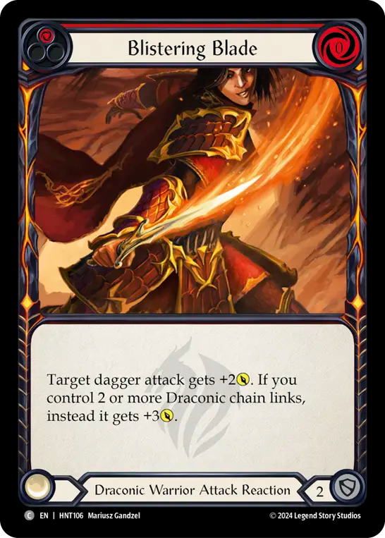 [Draconic Warrior]灼けつく刃/Blistering Blade [HNT]