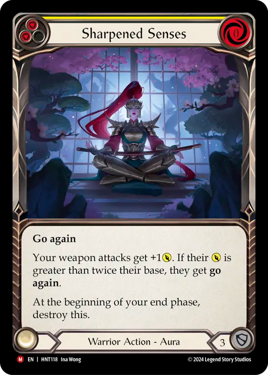 [Warrior]研ぎ澄まし/Sharpened Senses [HNT]