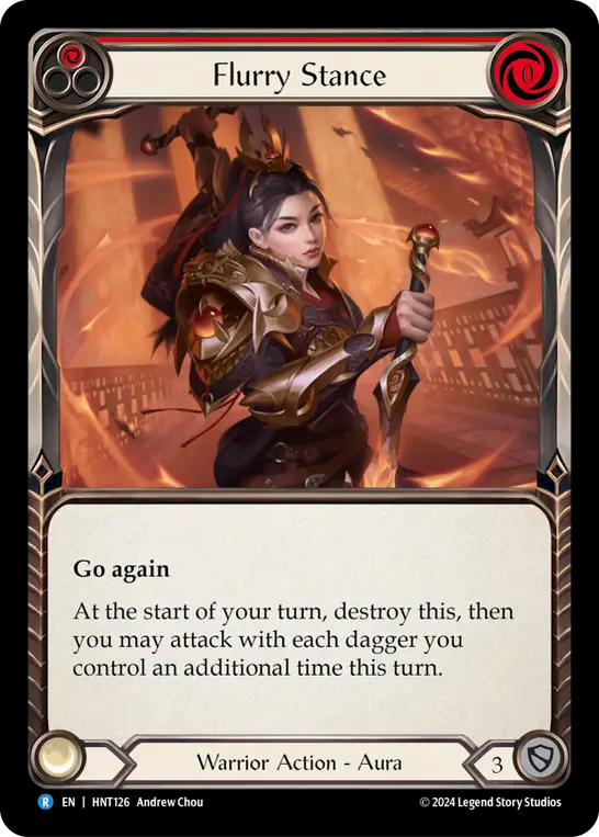 [Warrior]乱舞の構え/Flurry Stance [HNT][Rainbow Foil]