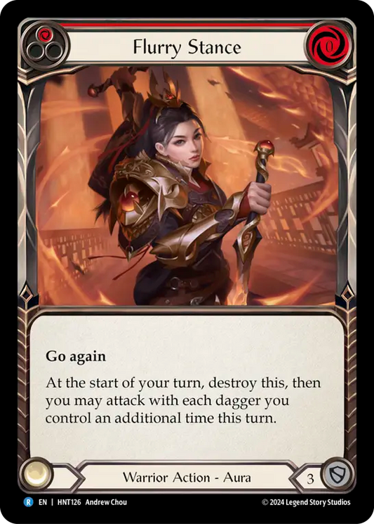 [Warrior]乱舞の構え/Flurry Stance [HNT][Rainbow Foil]