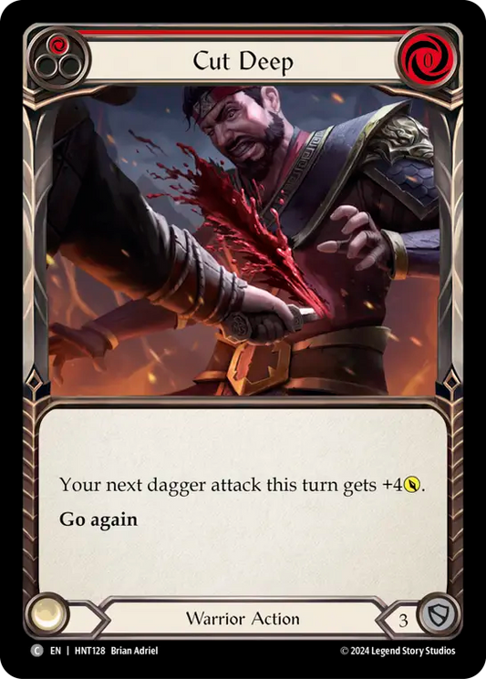 [Warrior]深傷/Cut Deep [赤][HNT][Rainbow Foil]