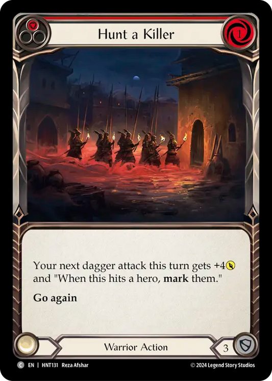 [Warrior]殺人者狩り/Hunt a Killer [赤][HNT][Rainbow Foil]