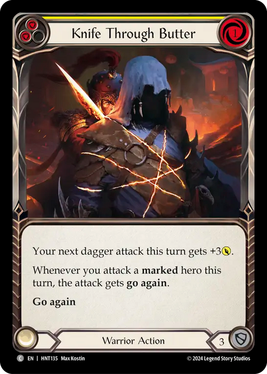 [Warrior]容易い切り刻み/Knife through Butter [黄][HNT][Rainbow Foil]