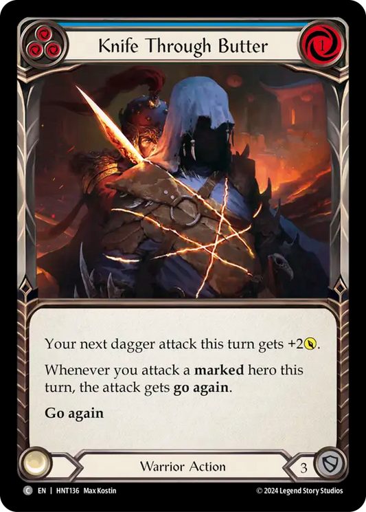 [Warrior]容易い切り刻み/Knife through Butter [青][HNT][Rainbow Foil]