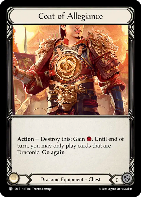 [Draconic]忠節の外套/Coat of Allegiance [HNT][Cold Foil]