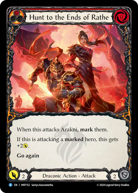 [Draconic]レイスの終わりなき狩り/Hunt to the Ends of Rathe [HNT][Rainbow Foil]