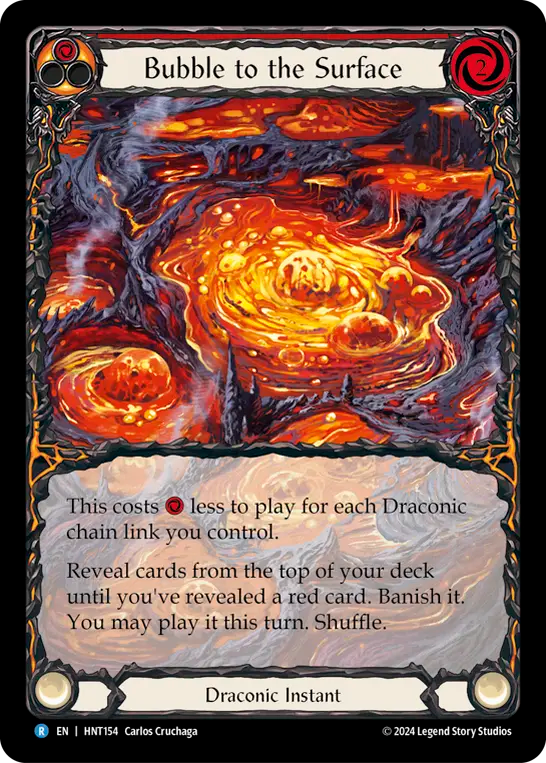 [Draconic]沸き立つ泡/Bubble to the Surface [HNT][Rainbow Foil][Extended Art]