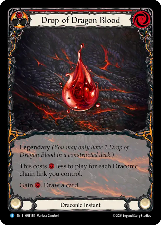 [Draconic]竜血の雫/Drop of Dragon Blood [HNT][Rainbow Foil][Extended Art]