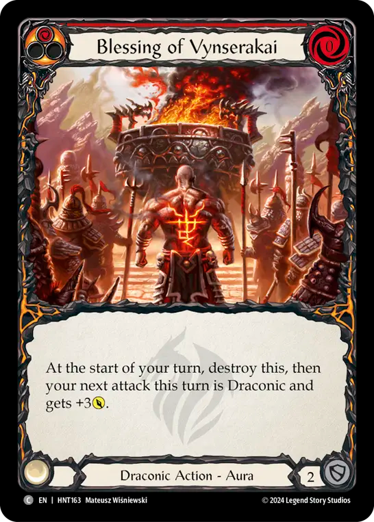 [Draconic]ヴィンセラカイの祝福/Blessing of Vynserakai [HNT][Rainbow Foil]