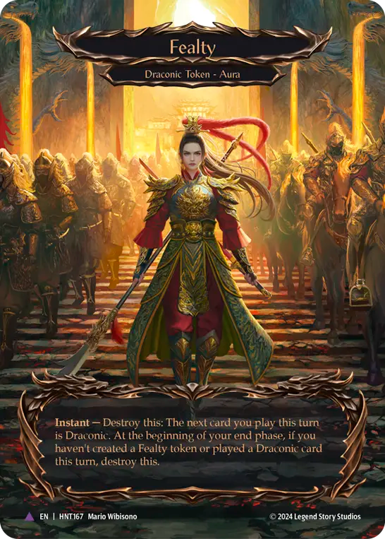 [Draconic]忠義/Fealty [HNT][Cold Foil][Marvel]