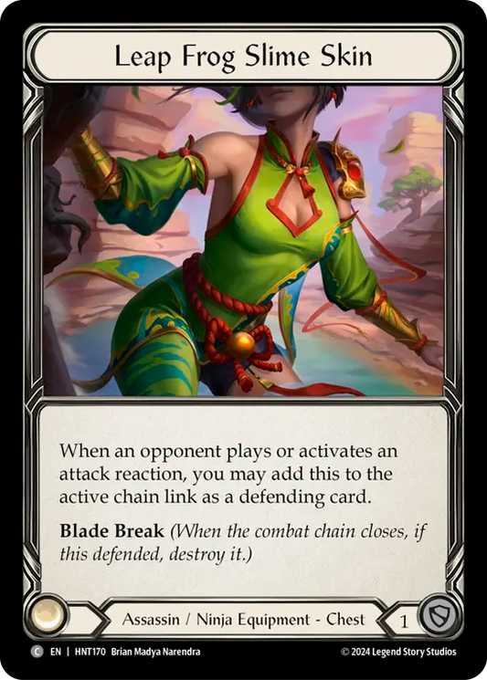 [Assassin/Ninja]跳蛙の粘着皮膜/Leap Frog Slime Skin [HNT][Cold Foil]