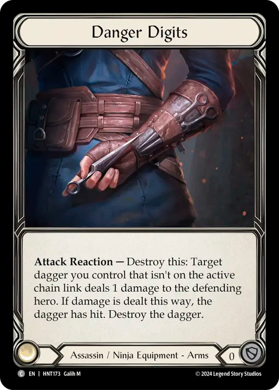 [Assassin/Ninja]物騒な手指/Danger Digits [HNT][Cold Foil]