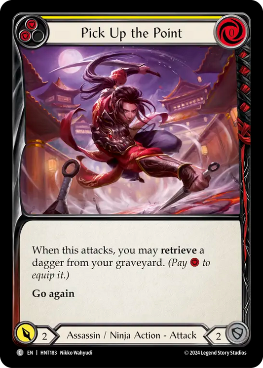 [Assassin/Ninja]刃先の回収/Pick Up the Point [黄][HNT][Rainbow Foil]