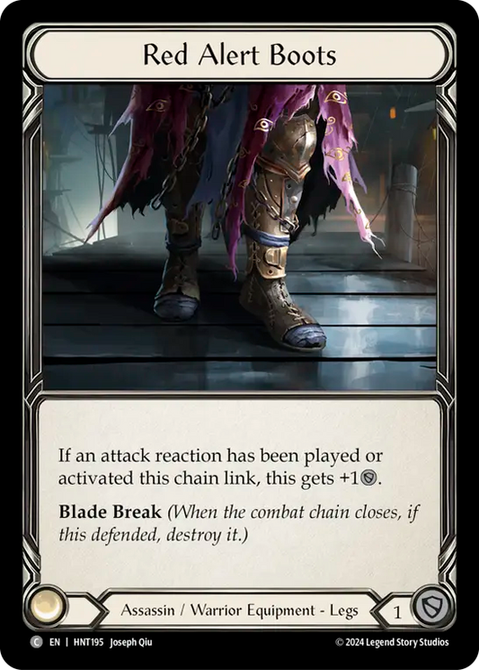 [Assassin/Warrior]緊急警戒ブーツ/Red Alert Boots [HNT]