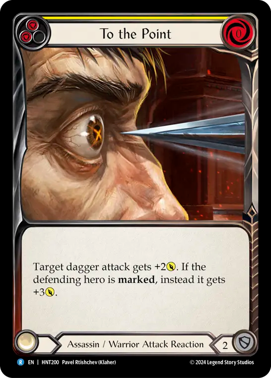 [Assassin/Warrior]刃先/To the Point [黄][HNT][Rainbow Foil]